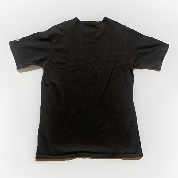 Champion T Shirt Men's XL Black Heavy Weight‎ Short Sleeve Logo - Picture 5 of 6
